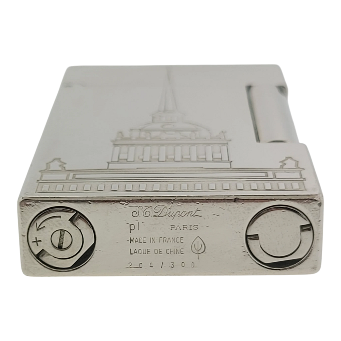 Preowned Vintage S.T. Dupont Limited Edition Ligne 2 Saint Petersburg Platinum Lighter, Dupont-21