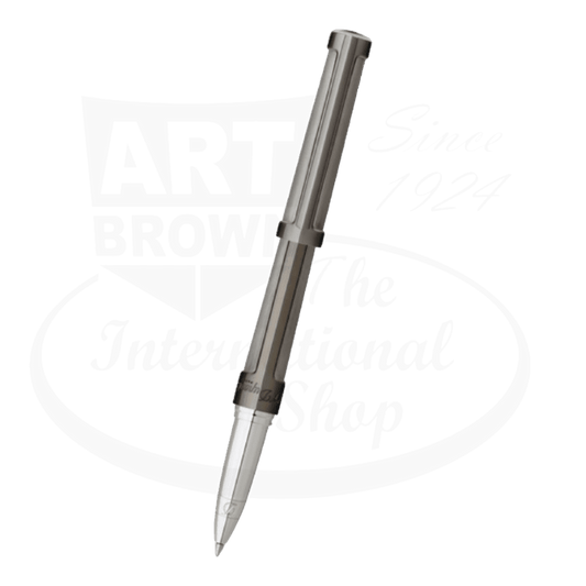 S.T. Dupont Defi Titanium Gun Metal Rollerball Pen 402705 titanium body sleek gun metal finish precise writing instrument