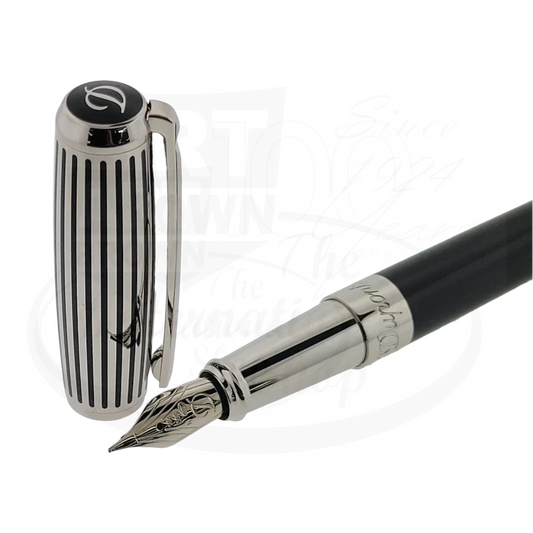 S.T. Dupont Elysee Windsor Placed Lacquer Fountain Pen, 410676