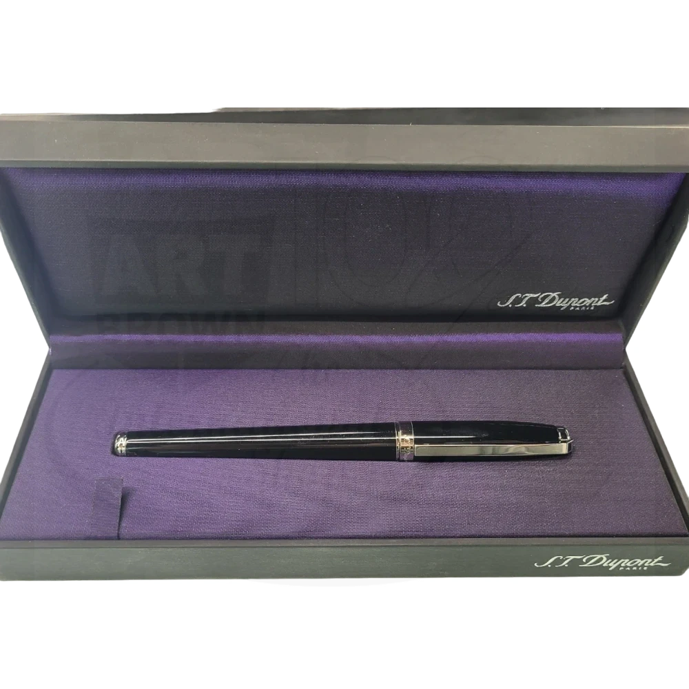 S.T. Dupont Fidelio Black and Palladium Rollerball Pen, 452403