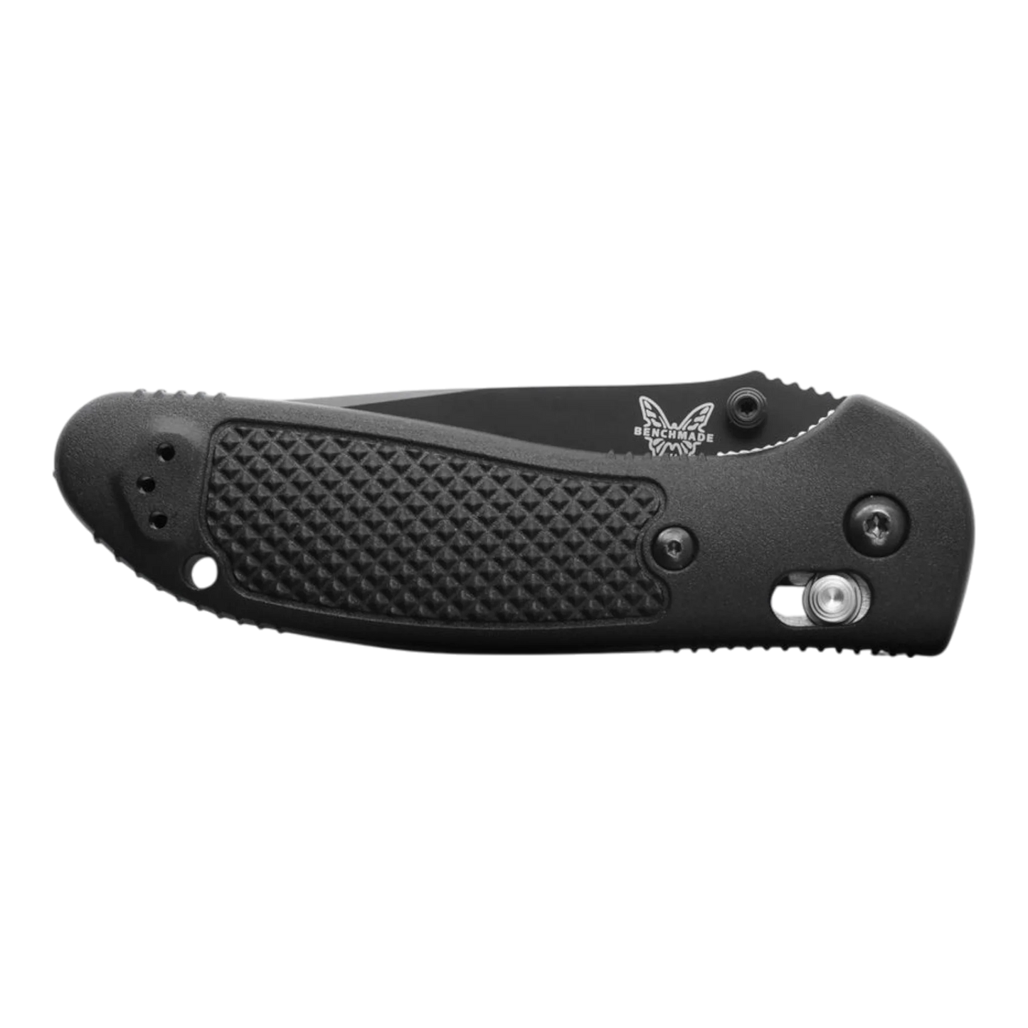 Benchmade Griptilian® Black Grivory® Serrated Drop-point