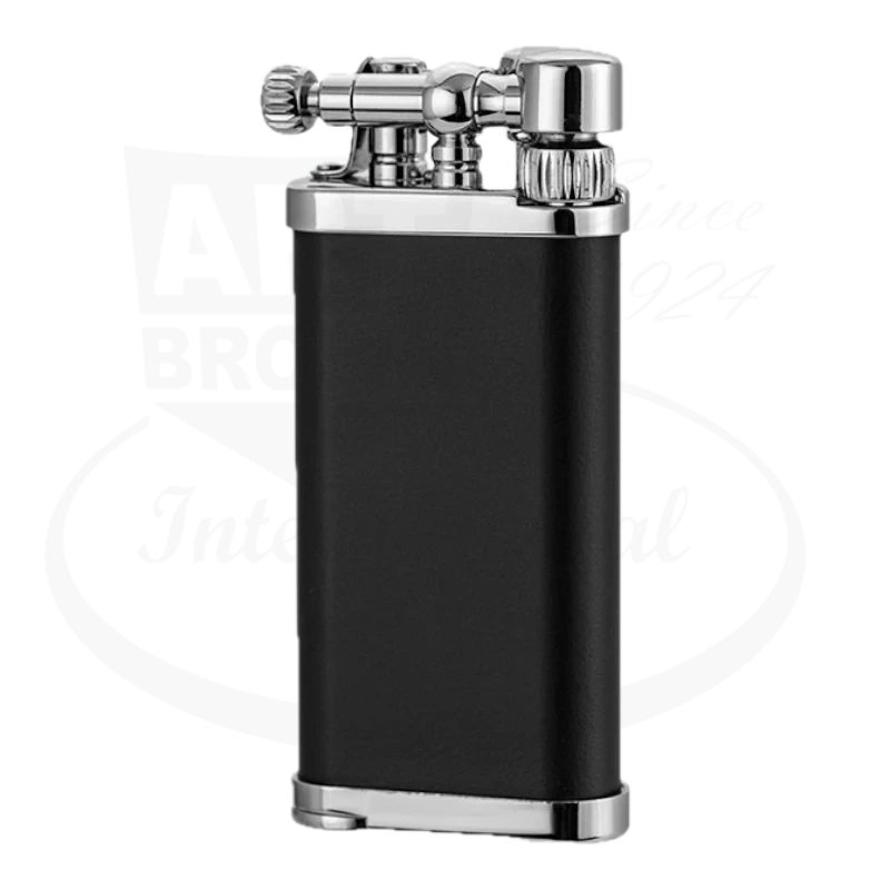 IM Corona Old Boy 64 Pipe Lighter with in matte black and chrome