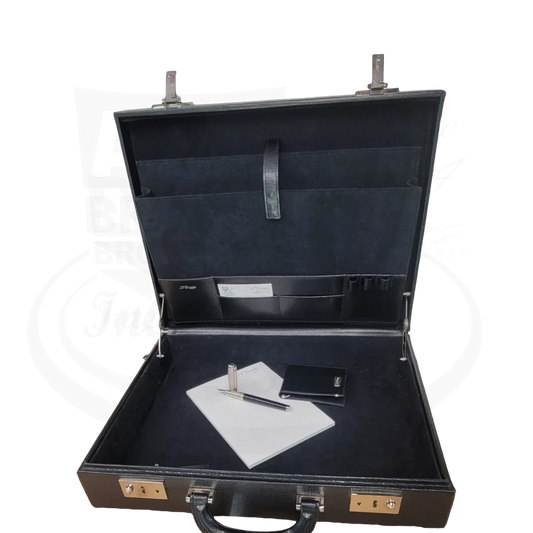 S.T. Dupont Contraste Diplomat Black Briefcase, 74515