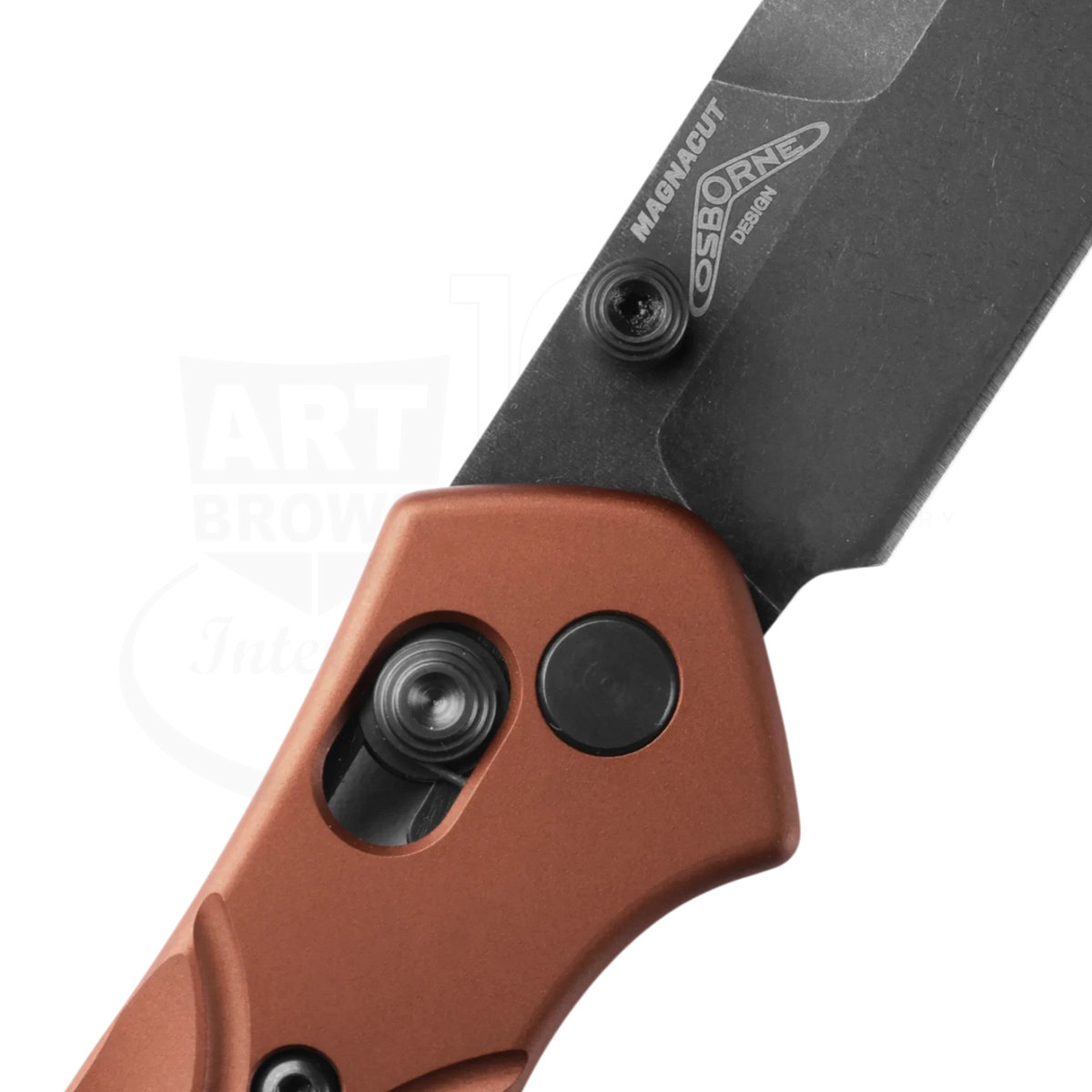 Benchmade Osborne Burnt Copper Aluminum Reverse Tanto