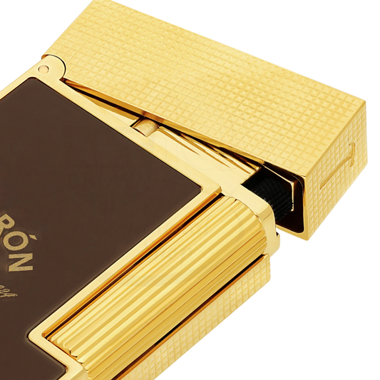 S.T. Dupont Ligne 2 Perfect Ping Padron Brown Lacquer & Gold, C16014