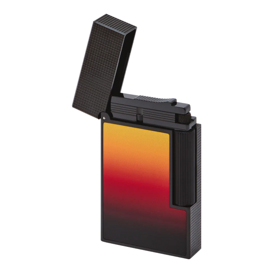 S.T. Dupont Ligne Perfect Cling 2 La Flamme Red Lacquer & Black Lighter, C16133