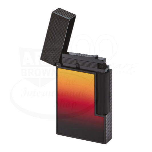 S.T. Dupont Ligne Perfect Cling 2 La Flamme Red Lacquer & Black Lighter, C16133