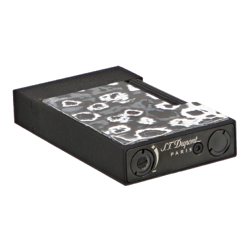 S.T. Dupont Ligne 2 Perfect Cling Dark Storm Carbon Lighter, C16397DS