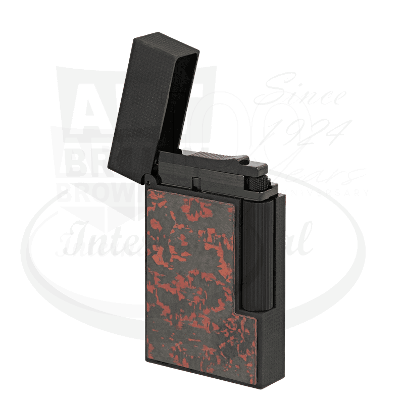 S.T. Dupont Ligne 2 Perfect Cling Fiery Lava Carbon Lighter, C16397FL