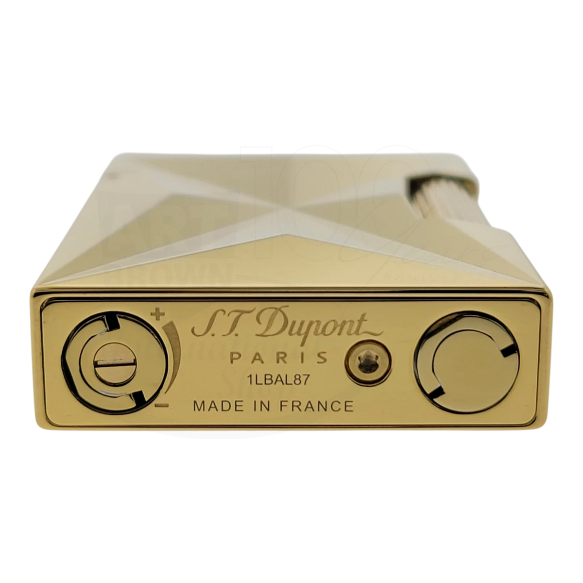 S.T. Dupont Display Model Ligne 2 Small Fire X Gold Lighter, C18611-D