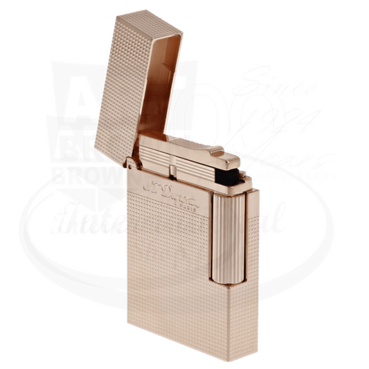S.T. Dupont Ligne 2 Small Perfect Cling Diamond Head Rose Gold Lighter, C18691