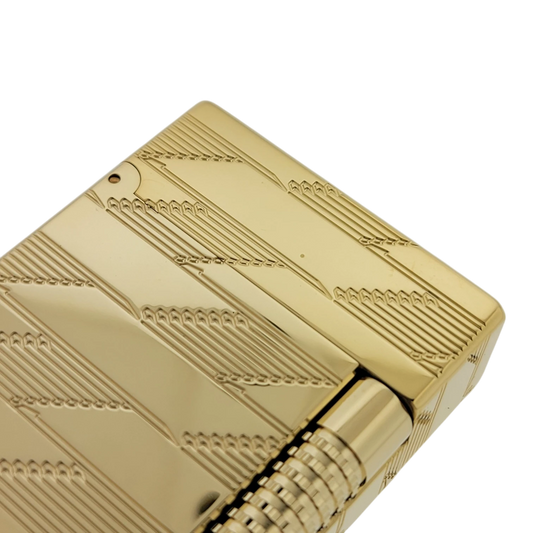 S.T. Dupont Display Model New Le Grand Monogram 1872 Gold Lighter, C23178-D