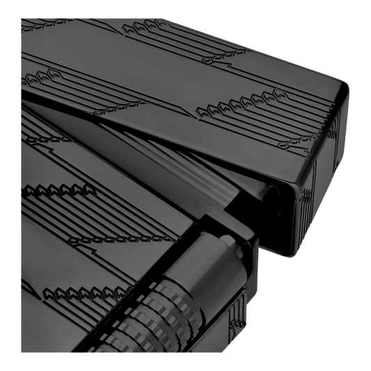 S.T. Dupont New Le Grand Monogram 1872 Black PVD Lighter, C23179