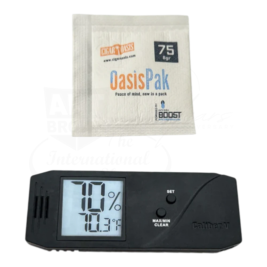 Cigar Oasis Hygrometer & Calibration Kit