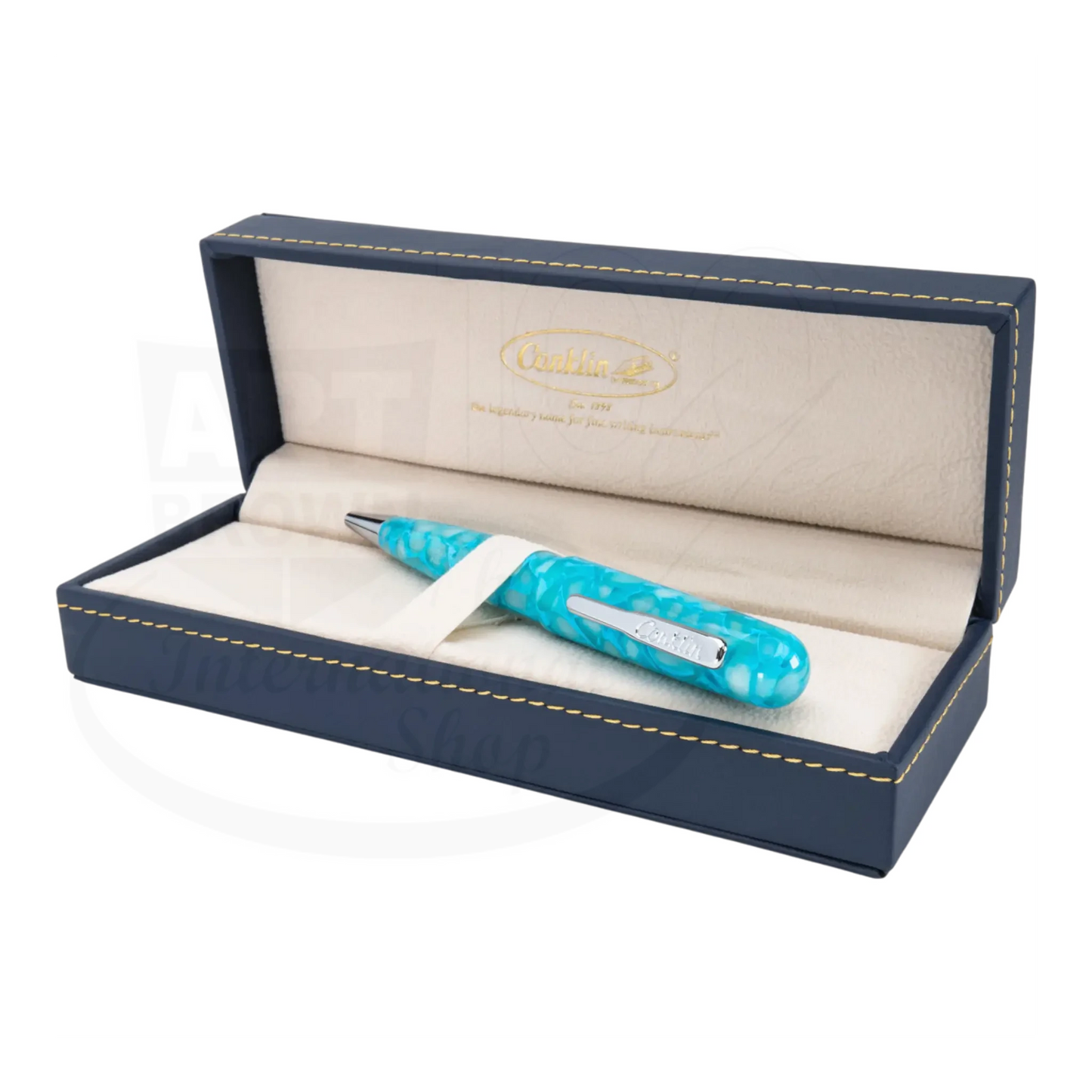 Conklin All American Turquoise Serenity Ballpoint Pen, CK76165