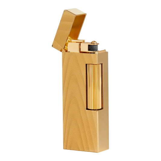 Dunhill Rollagas Gold Moire Lighter