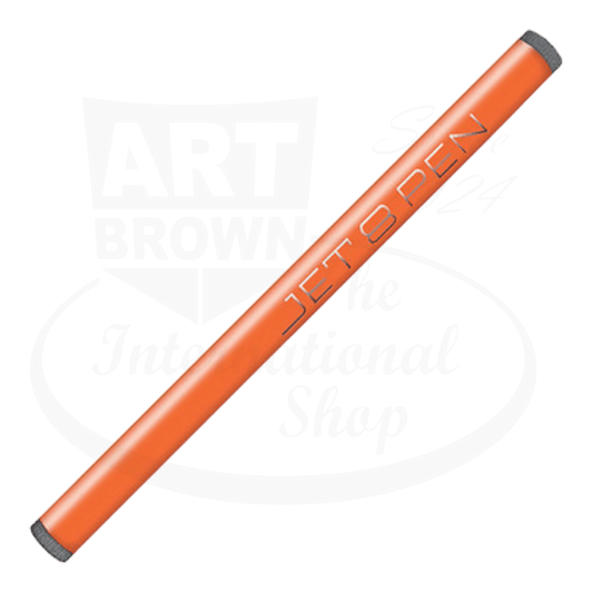 S.T. Dupont universal orange plastic ballpoint pen refill with gray end caps, compatible with Line D, Elysee, and D-Initial series pens