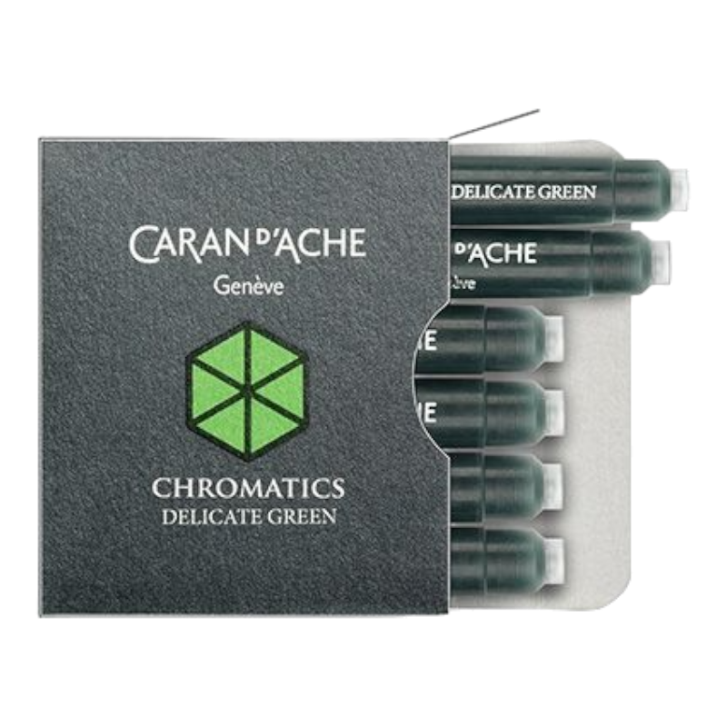 Caran D'Ache Chromatics Fountain Pen Ink Catridge 6-Pack