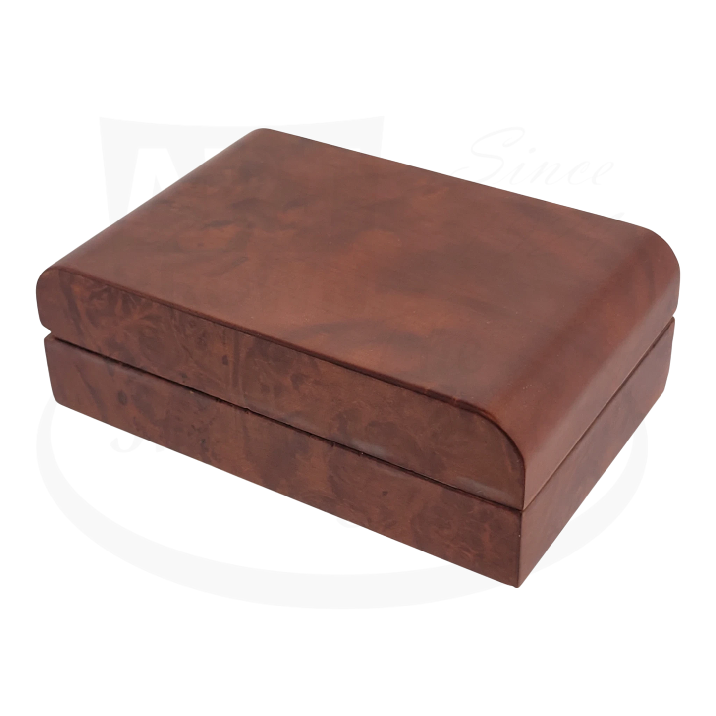 Vintage Dunhill Rollagas 18K Jacket Duotone Weave Pattern PL6875 wooden display box closed