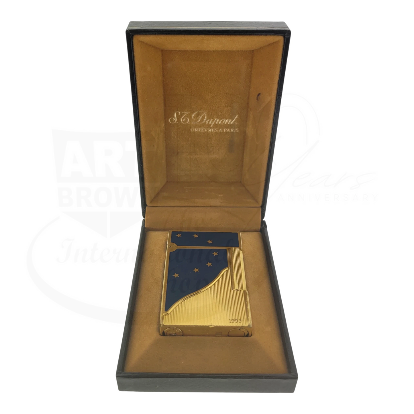 Preowned Vintage S.T. Dupont Limited Edition Ligne 2 Europa Lighter, Dupont-34
