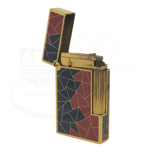 Preowned Vintage S.T. Dupont Limited Edition Ligne 2 French Revolution Mosaic Lighter