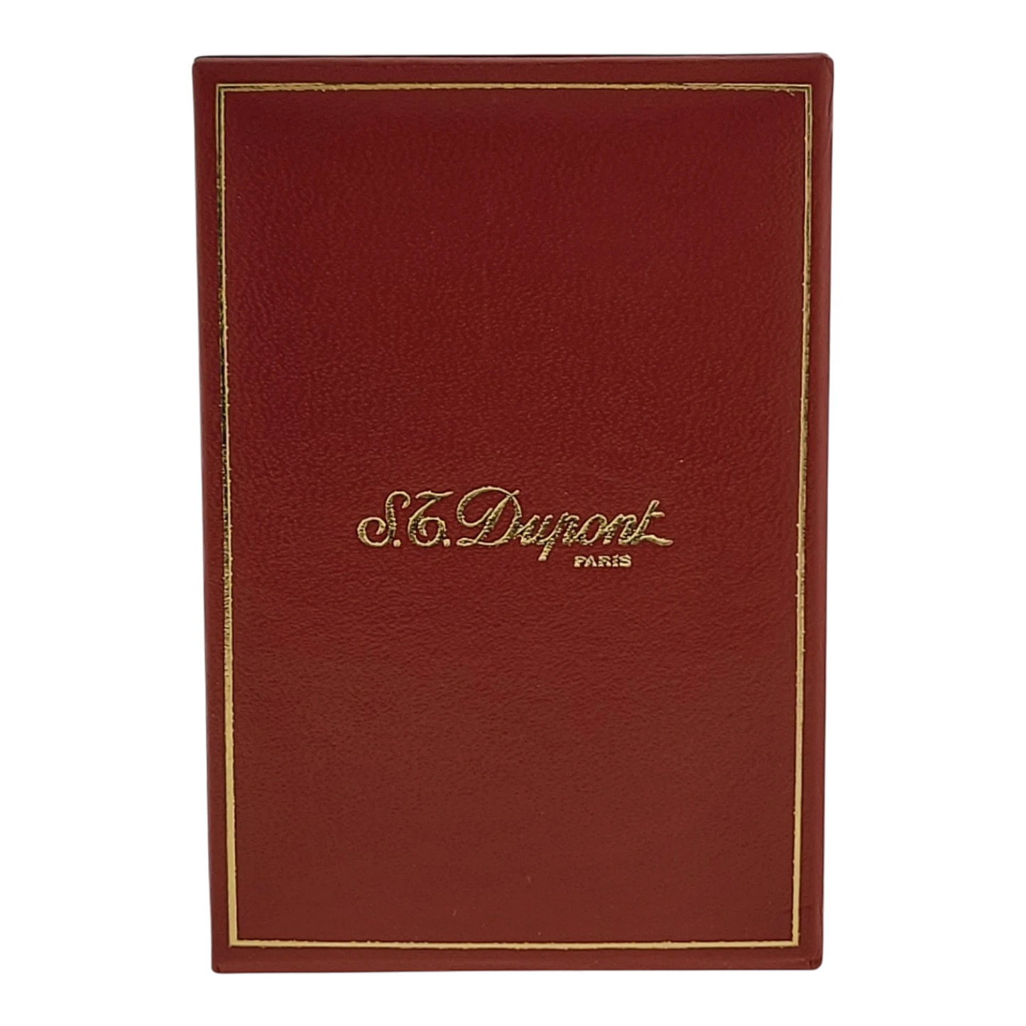 Preowned S.T. Dupont Gold-Plated D Logo Tie Clip with Box