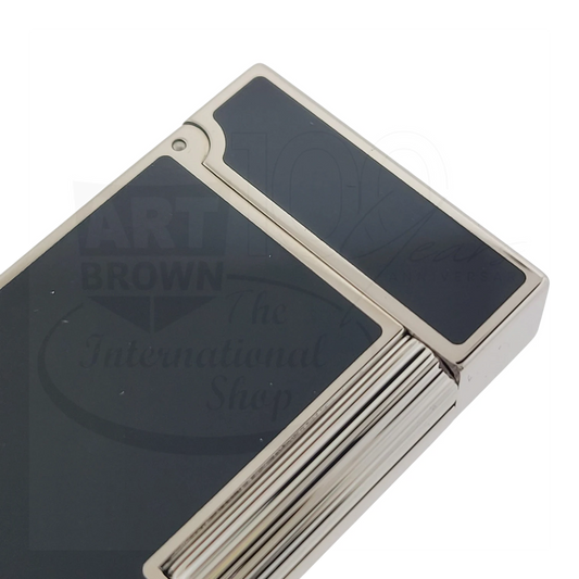 S.T. Dupont Ligne 2 Mini Black Lacquer & Palladium Lighter, Dupont-51