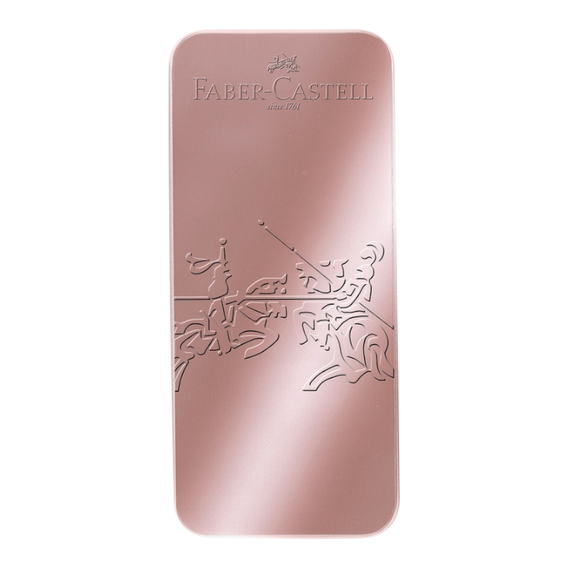 Faber-Castell Grip 2011 Rose Fountain Pen and Ballpoint Gift Tin