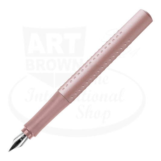 Faber-Castell Grip 2011 Rose Fountain Pen and Ballpoint Gift Tin