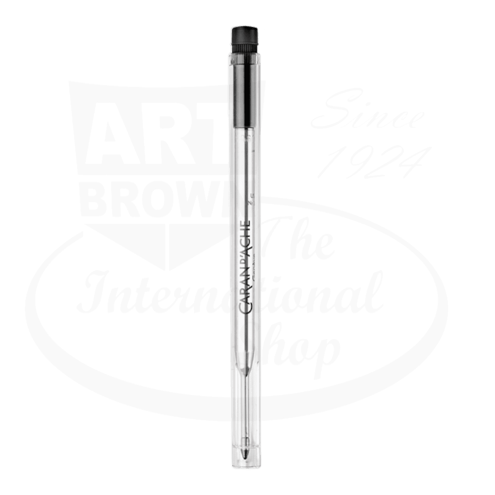 Caran D'Ache Goliath 849 Medium Pen Refill Black stainless steel ink refill for smooth writing