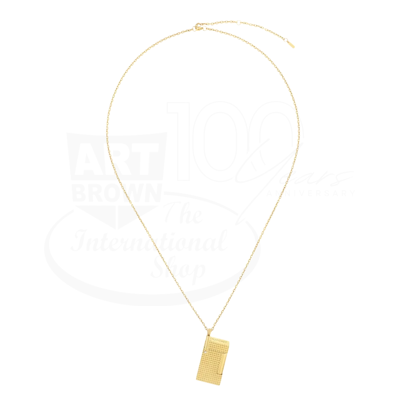 S.T. Dupont Ligne 2 Necklace Diamond Head Gold Lighter, K27067CH