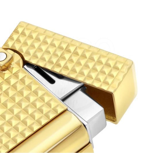 S.T. Dupont Ligne 2 Necklace Diamond Head Gold Lighter, K27067CH