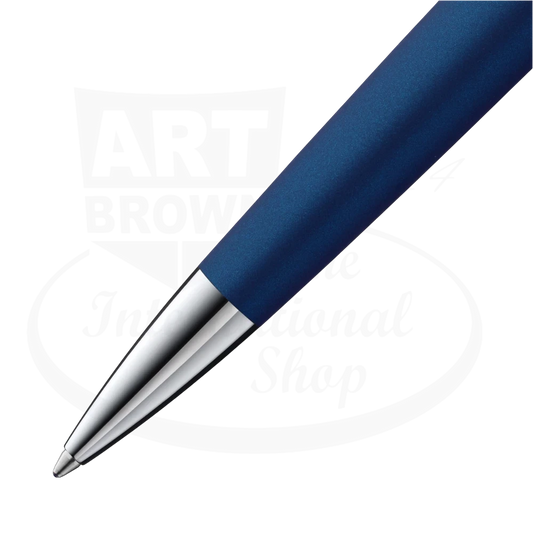 LAMY Studio Imperial Blue Ballpoint Pen L267IB metal body blue lacquer stainless steel tip sleek design