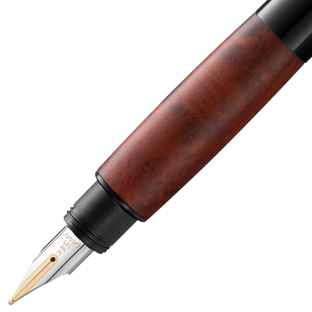 LAMY Accent Brilliant Briarwood Medium Fountain Pen, L98BYM