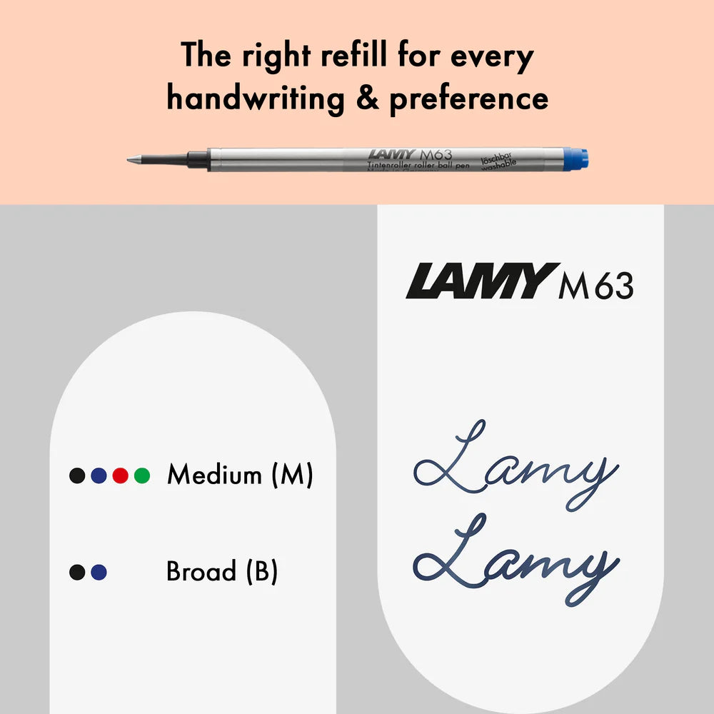 LAMY Studio Piano Black Rollerball Pen, L368PBK