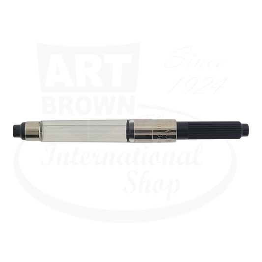 Louis Vuitton chrome plated fountain pen converter.