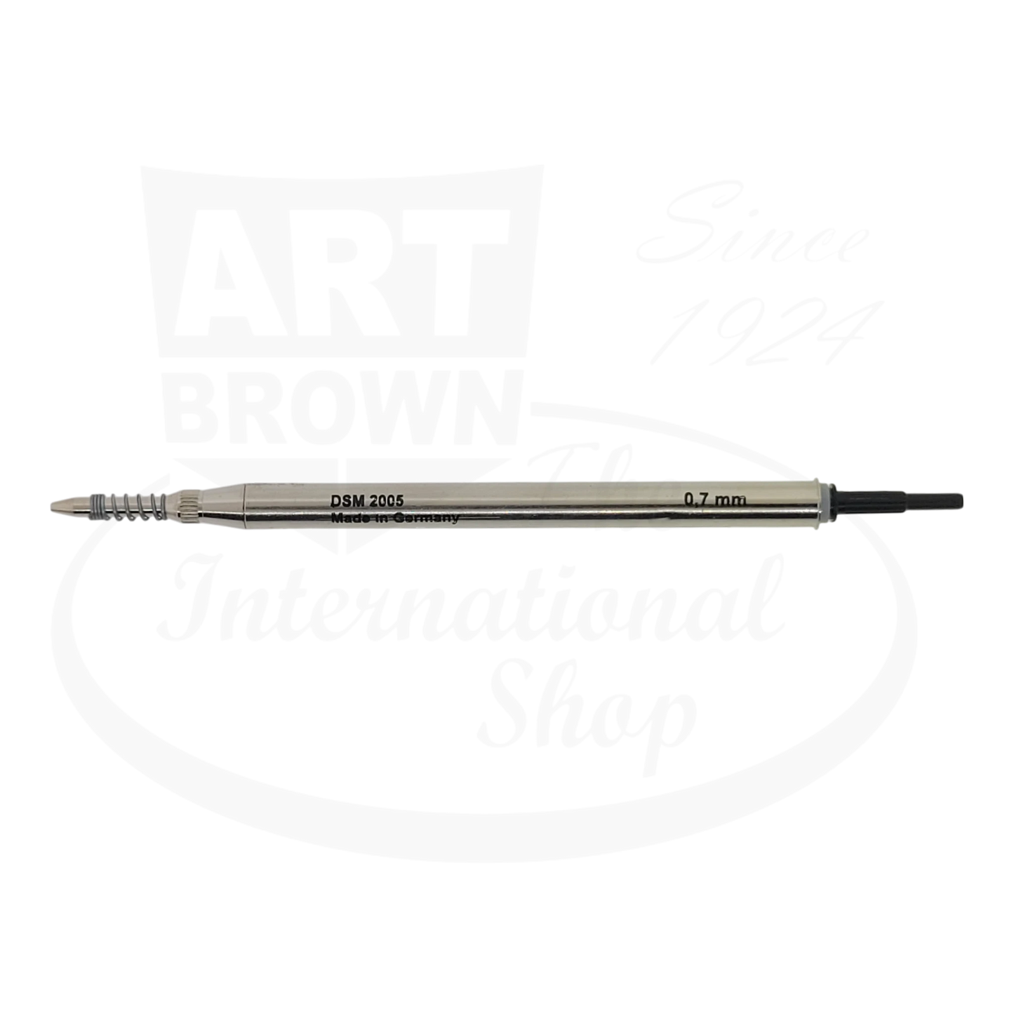 Louis Vuitton mechanical pencil mechanism, stainless steel, made in Germany.