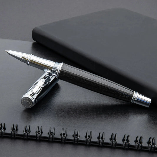 Monteverde Invincia Black & Chrome Rollerball Pen, MV40064