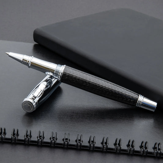 Monteverde Invincia Black & Chrome Rollerball Pen, MV40064