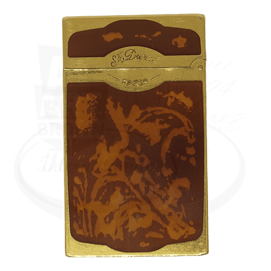 Refurbished S.T. Dupont Maduro, Tortoiseshell Lacquer and Gold, 016881