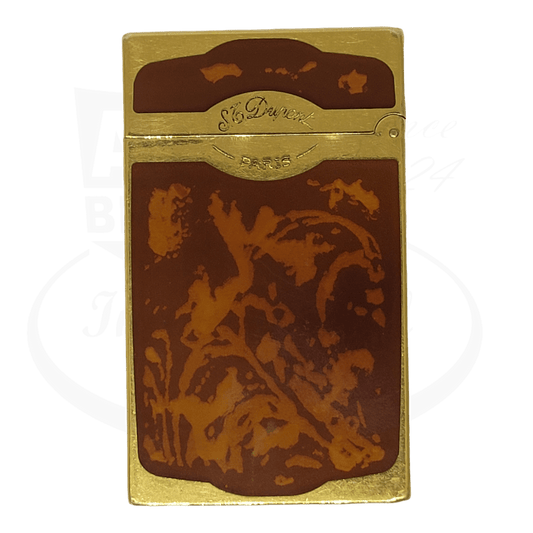 Refurbished S.T. Dupont Maduro, Tortoiseshell Lacquer and Gold, 016881