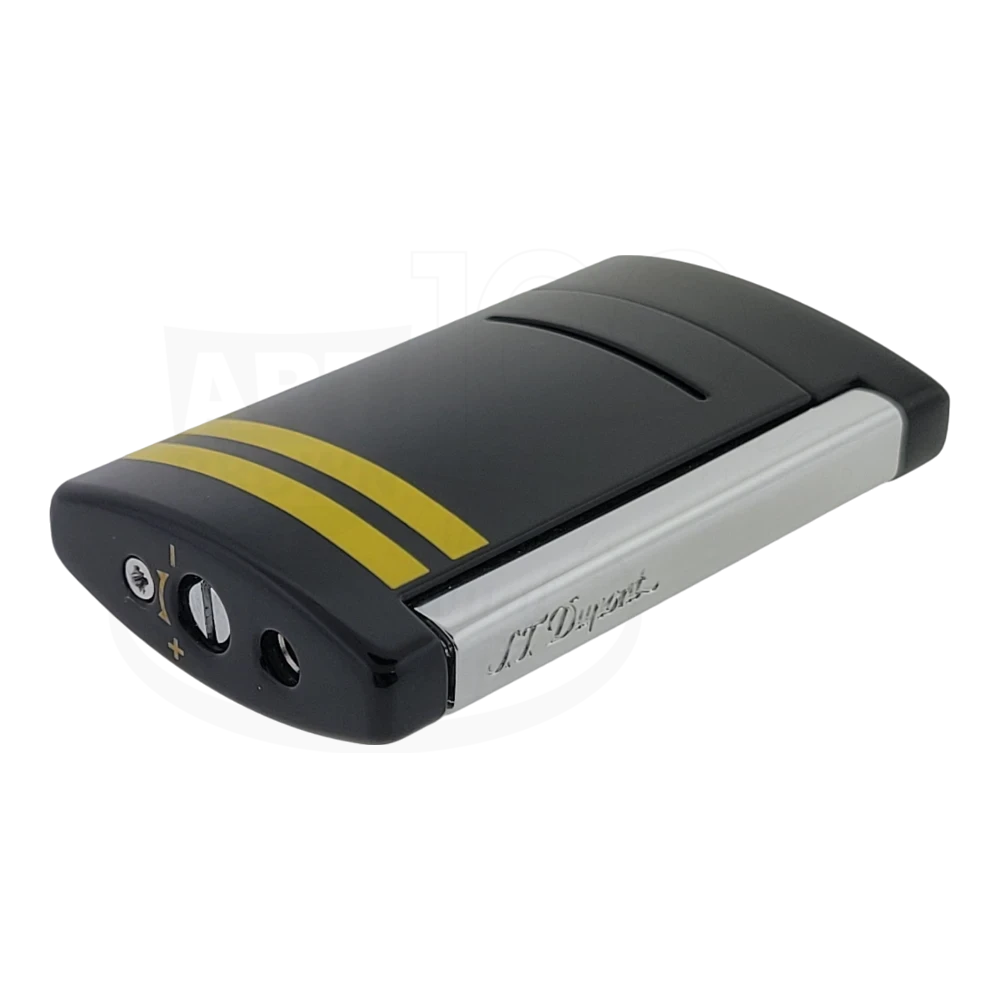 S.T. Dupont Minijet Black & Yellow Lighter, 010046