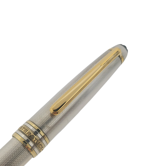 Preowned Montblanc Meisterstuck 164 Sterling Silver Barley Grain Ballpoint Pen, Montblanc-39
