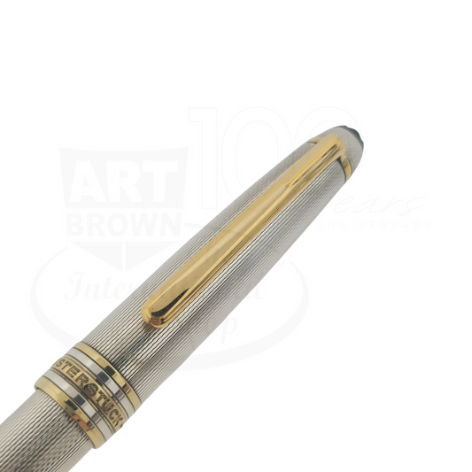 Preowned Montblanc Meisterstuck 164 Sterling Silver Barley Grain Ballpoint Pen, Montblanc-39