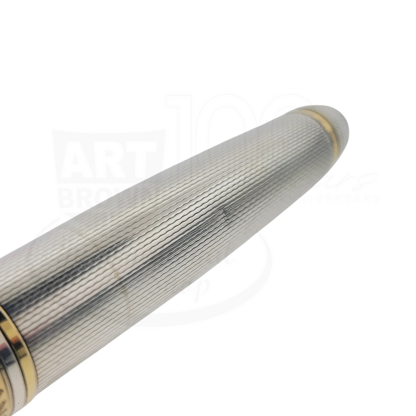 Preowned Montblanc Meisterstuck 164 Sterling Silver Barley Grain Ballpoint Pen, Montblanc-39