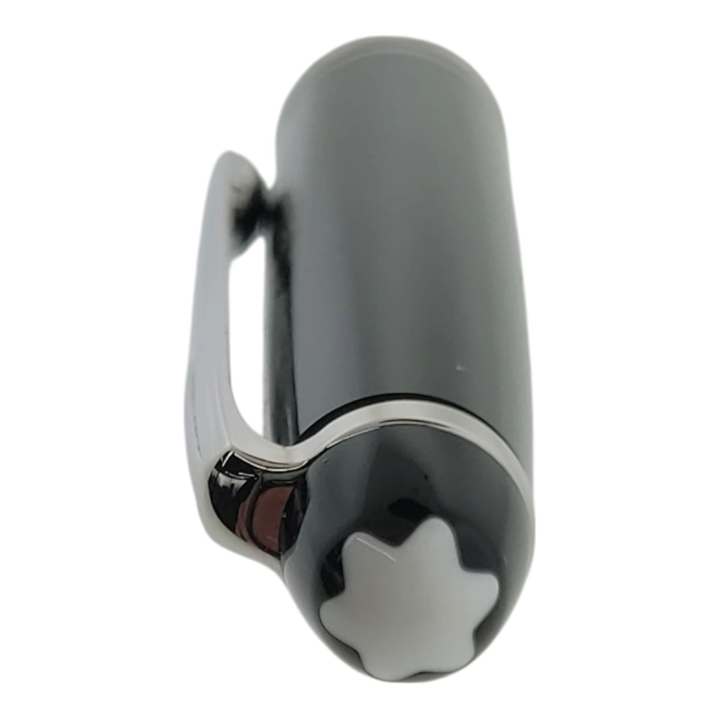 Preowned Montblanc Meisterstuck Black & Platinum Ballpoint Pen