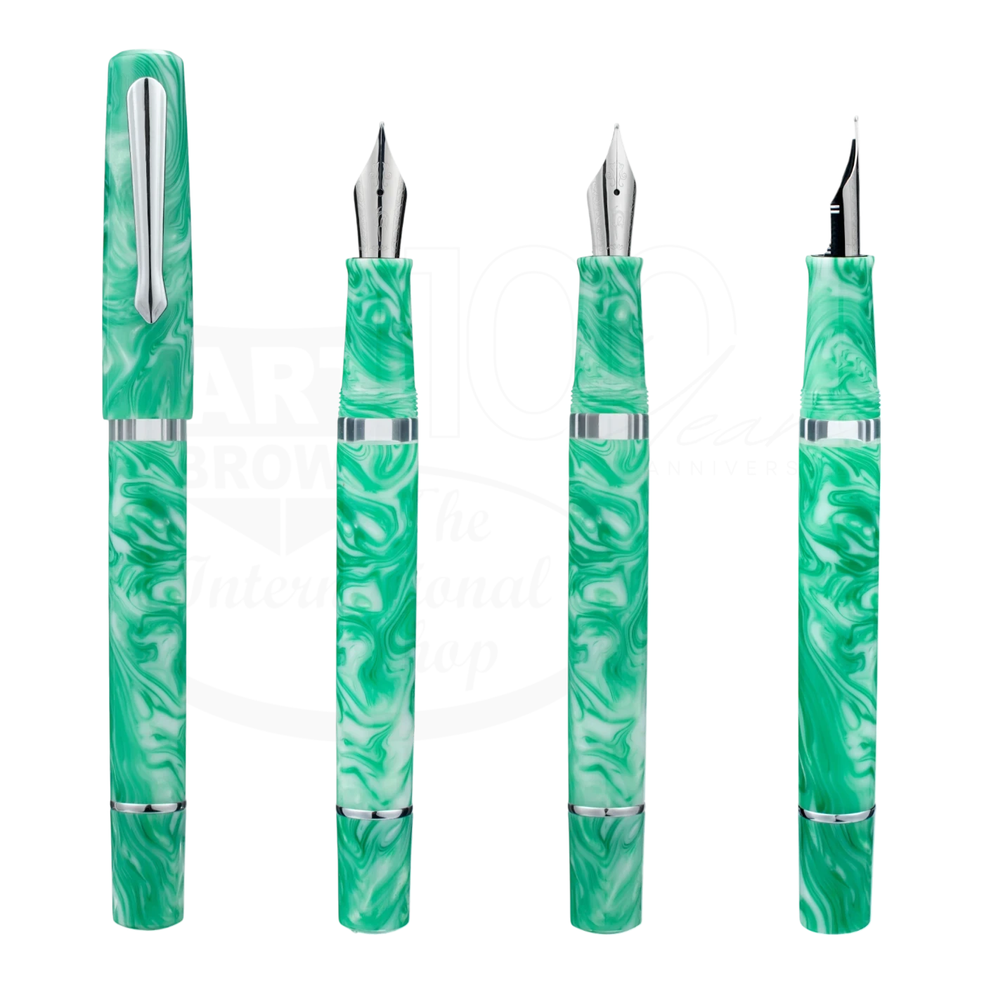 Nahvalur Schuylkill Betta Mint Fine Fountain Pen