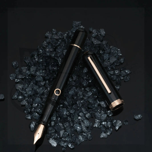 Nahvalur Nautilus Cephalopod Rose Gold Medium Fountain Pen