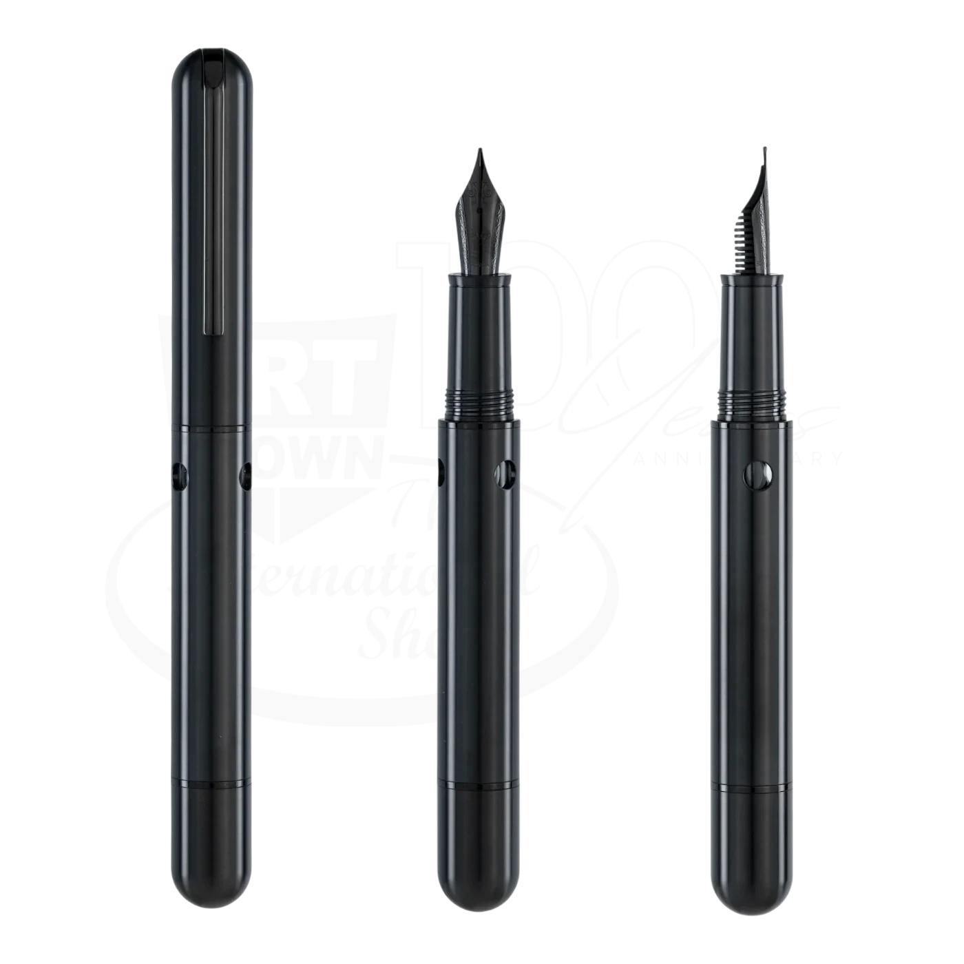 Nahvalur Nautilus Ti Black Medium Fountain Pen