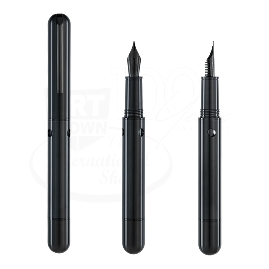 Nahvalur Nautilus Ti Black Medium Fountain Pen